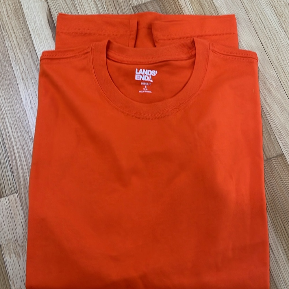 Lands' End Orange T-Shirt